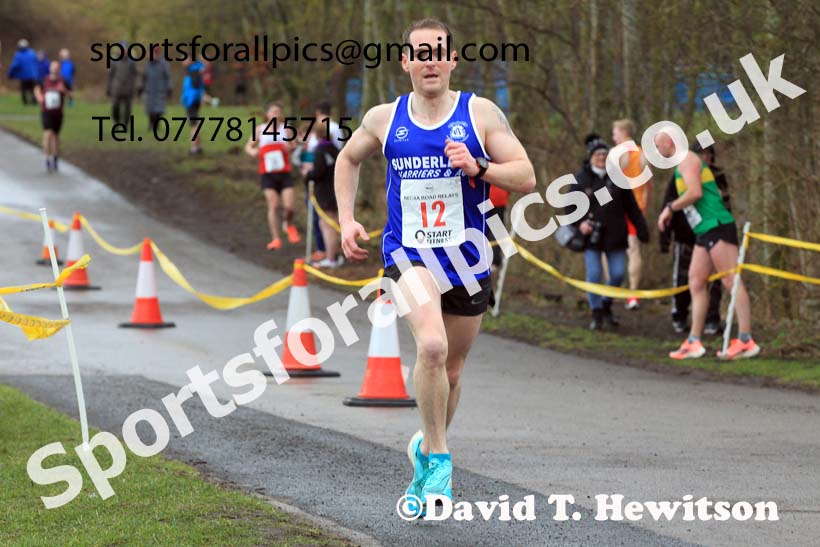 Senior Men and Veterans (Over 40s), 2023 NECAA Royal Signals Relays, Hetton le Hole, County Durham. Photo: David T. Hewitson/Sports for All Pics